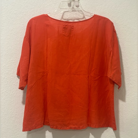 POOL Oversized 100% Linen Top - Picture 4 of 4